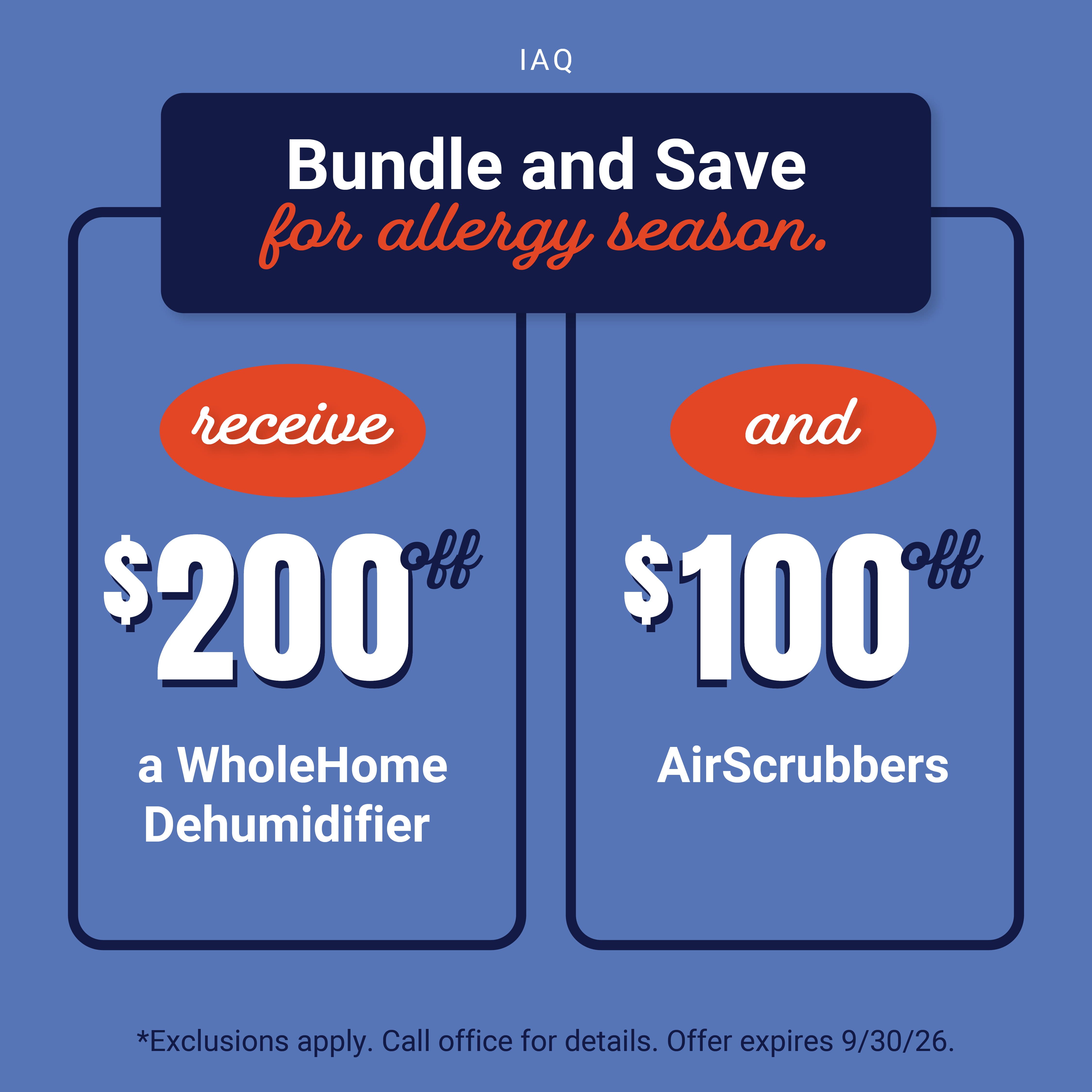 Bundle and Save for Allergy Season